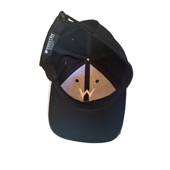 Black Toronto "W" Hotel Embroidered Baseball Cap Adjustable Size - Picture 4 of 6